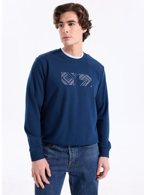 Altınyıldız Classics Bisiklet Yaka Lacivert Erkek Sweatshırt ACE052261047_LAC