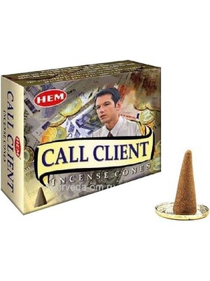 cosangroup Hem Call Client Piramit Konik Tütsü – 12 Paket x 10 Adet (Toplam 120 Konik)