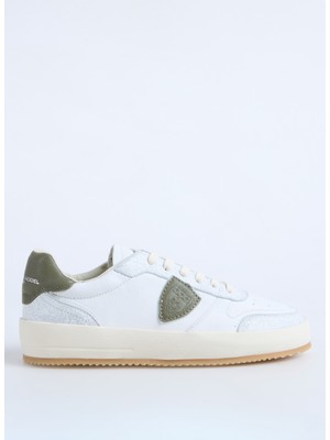 Philippe Model Beyaz - Haki Erkek Sneaker Nıce Low Man