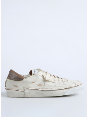Philippe Model Kırık Beyaz Erkek Sneaker Prsx Low Man