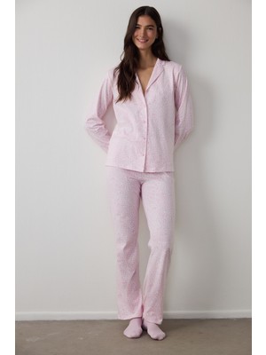 Penti Pembe Quinn Gömlek Pantolon Pijama Takımı
