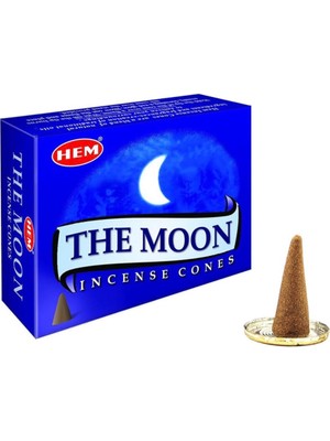 cosangroup Hem Moon La Luna Piramit Konik Tütsü – 12 Paket x 10 Adet (Toplam 120 Konik)