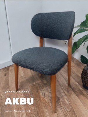 Akbu Elma Sandalye Kılıfı Bohem Sandalye Kılıfı Yeni Model Sandalye Örtüsü Mutfak Sandalye