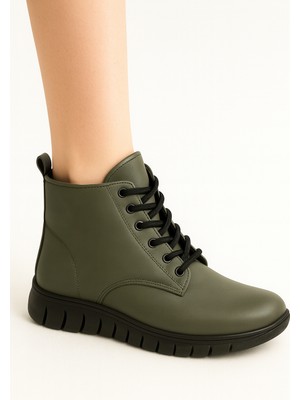 Kadın Hakiki Deri Bot – Kauçuk Taban