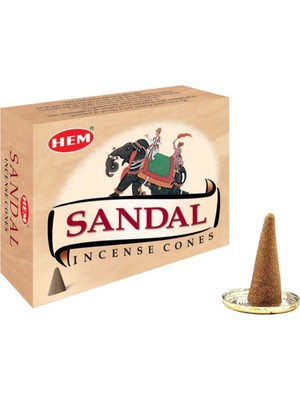 cosangroup Hem Sandal Piramit Konik Tütsü – 12 Paket x 10 Adet (Toplam 120 Konik)