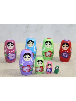 Marsilyan 4'lü Ahşap Matruşka