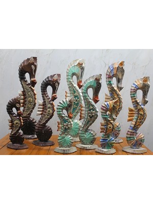 Marsilyan Ahşap 3'lü Denizatı Kumlu