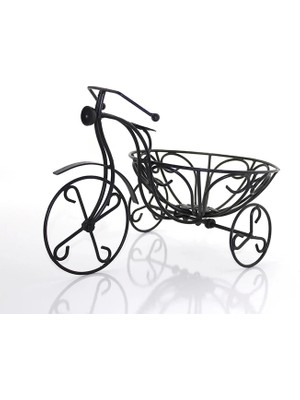Pazarcan Ferforje Dekoratif Bisiklet Çiçeklik ST00077