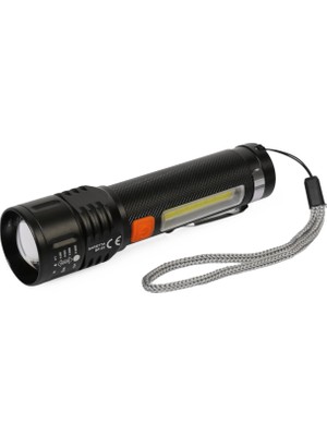Pazarcan Baretta Br-85 XHP50 LED 5 Fonksiyonlu Şarjlı El Feneri
