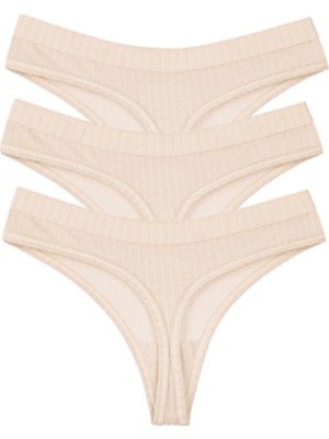 Vanilya Secret Pamuk Tanga 3'lü Paket