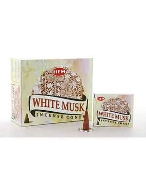 Marsilyan White Musk Aromalı Konik Tütsü