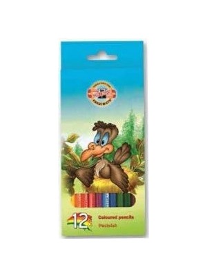 Wishora Store "birds Set Of Coloured Pencils 3552 12 " Birds, School Children Crayons