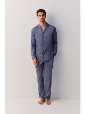 Suwen Treasure Night Erkek Maskülen Pijama Takımı