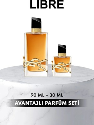Yves Saint Laurent Libre Edp Intense Büyük Boy&seyahat Boy Kadın 2 Li Parfüm Set