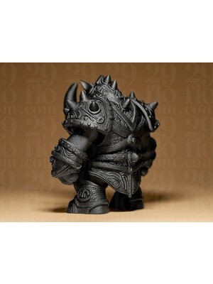 Linova Savaşçı Gergedan Heykel Biblo Dekoratif Obje