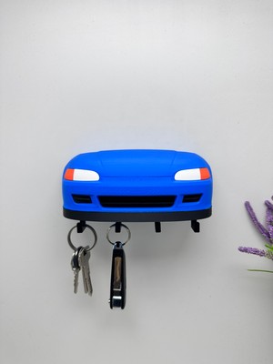 3dpazarıcom 3D Baskı Dekoratif Honda Civic Model Tasarımlı Anahtar Askılığı