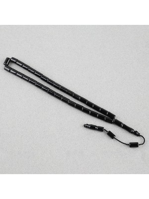 Lapisdo Erzurum Oltu Yumuşak Kesme Kesim 6.5X10MM Tesbih