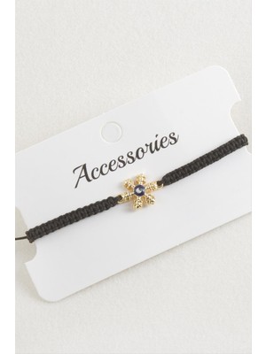 Marsilyan Kartanesi Makrome Örgülü Bileklik