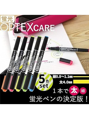 Wishora Store Optex Care Wkcr1-5 C Floarasan Marker (10-Color Set)