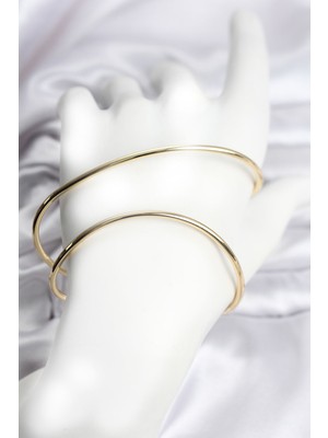 ForWhat Zarif Bilekler Için Golden Pirinç El Kadın Bileziği