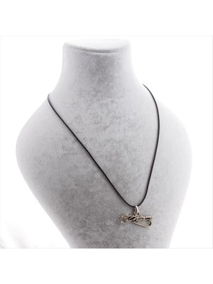 Zero Ozlstor Atatürk Imzası Kolye-Siyah