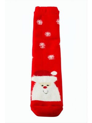 Marsilyan Noel Baba Yılbaşı Kalın Penye Çorap