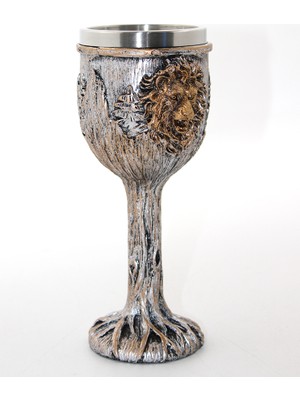 Kaia Paslanmaz Çelik Aslan Büstü Kadeh Bardak