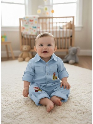 Kot Kumaş Kız Erkek Bebek Tulum 12304