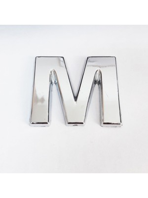 Kaia Cemax M Harfi  3,75 cm Krom Yapışkanlı