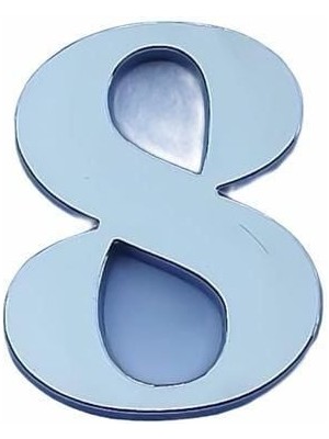 Kaia Cemax Villa Boy 8 Rakamı 8,5 cm Yapışkanlı