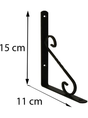 Kaia Ferforje Raf Altı No:1 Siyah