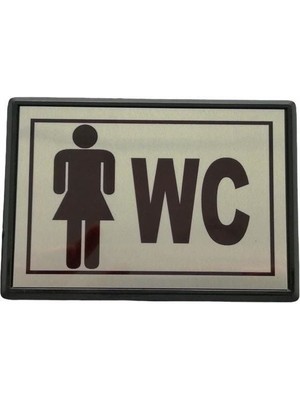 Kaia Cemax Yönlendirme Küçük Wc Bayan 10X7 cm