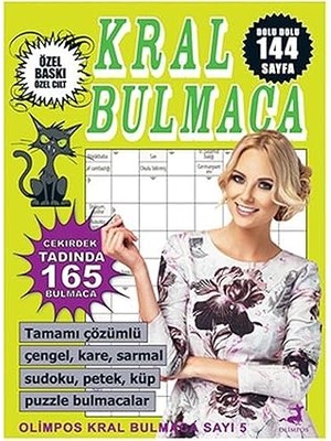 Olimpos Yayınları Kral Bulmaca 5 + Sudoku - Dünyanın En Sevilen Bulmacası 3 + Hayvanlar Alemi - Mandala Colouring Relax + 4 Kitap