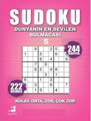 Olimpos Yayınları Sudoku 5; Dünyanın En Sevilen Bulmacası - 5 + Canım Büyükannem: Hayal Dünyası + Modayı Değiştiren 100 Fikir + 2 Kitap