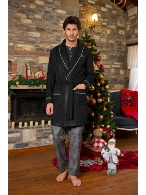 Cossy By Aqua Erkek Siyah Sabahlık 26159