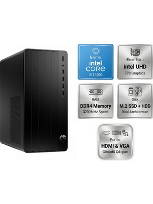 Hp Pro Tower 290 G9 Intel Core I5-13500 32GB 1tb SSD Freedos Masaüstü Bilgisayar B70VKAT 003