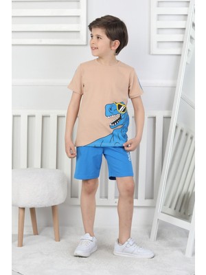 New Kids Dinozor Baskı Erkek Çocuk Takım
