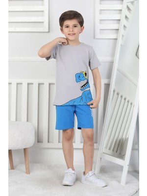 New Kids Dinozor Baskı Erkek Çocuk Takım