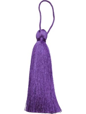 Mertay Püskül Tekli 10 cm 1 Adet Eflatun