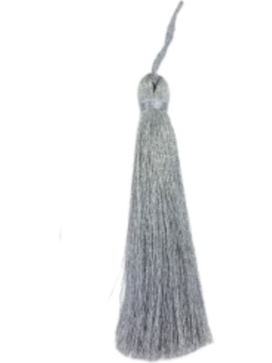 Mertay Püskül Tekli 5 cm 1 Adet Gümüş