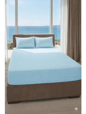 Özdilek Çift Kişilik Colourist Çarşaf - Aqua