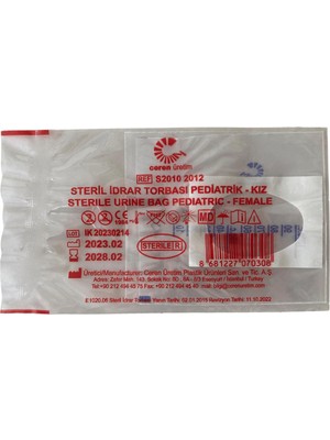 Lummed Ceren - Idrar Torbası Çocuk Kız 100LÜ 1 Paket