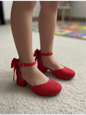 Çocuk Topuklu Ayakkabı, Kısa Topuklu Çocuk Topuklu Ayakkabı, Çocuk Abiye Ayakkabı