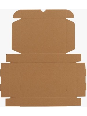 Kolix Kilitli E-Ticaret Kutusu 19X26X5 cm (50 Adet ) Kargo Kutusu Hediye Kutusu Karton Koli Kraft