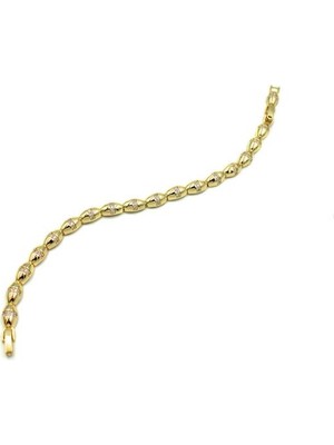 Royaleks Taşlı Vip Bileklik - Altın