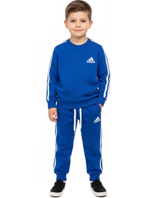 Butik Erkek Çocuk %100 Pamuklu Alt - Üst 2'li Takım Eşofman Takımı