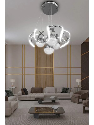 Arya Xl 4 Top Modern Salon - Oturma Odası Avizesi