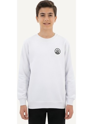 Crassi Erkek Çocuk Sweatshirt Okulluk Kışlık 2 Iplik Şardonlu
