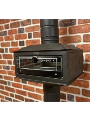 Dorello Siyah Mat Soba Üstü Fırın