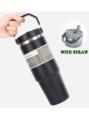 Tuncel Store Termos 900 ml Pipetli Termos Bardak (5389)